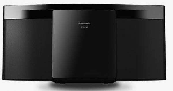 PANASONIC CDUSB Micro System SC-HC195EG-K, slim, crni -mikro sistem