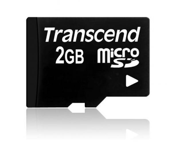 MICRO SD 2GB TRANSCEND bez adaptera TS2GUSDC