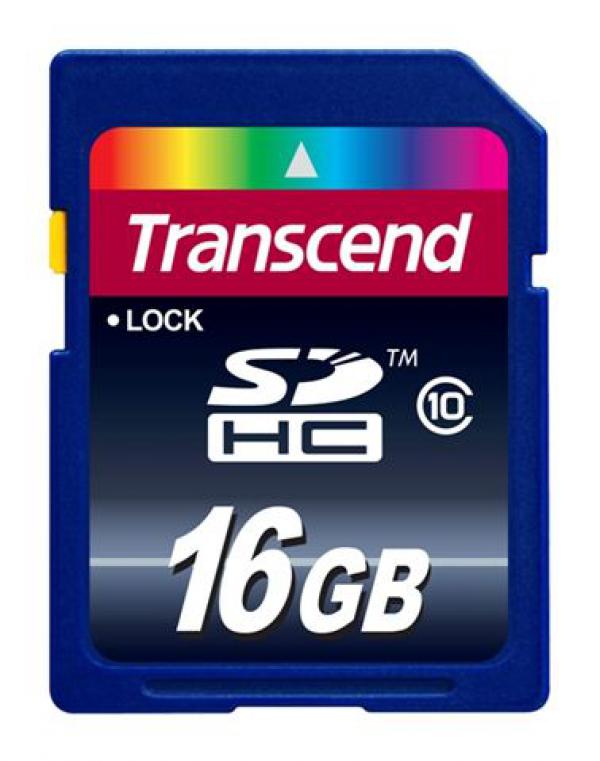 SECURE DIGITAL CARD 16GB TRANSCEND TS16GSDHC10