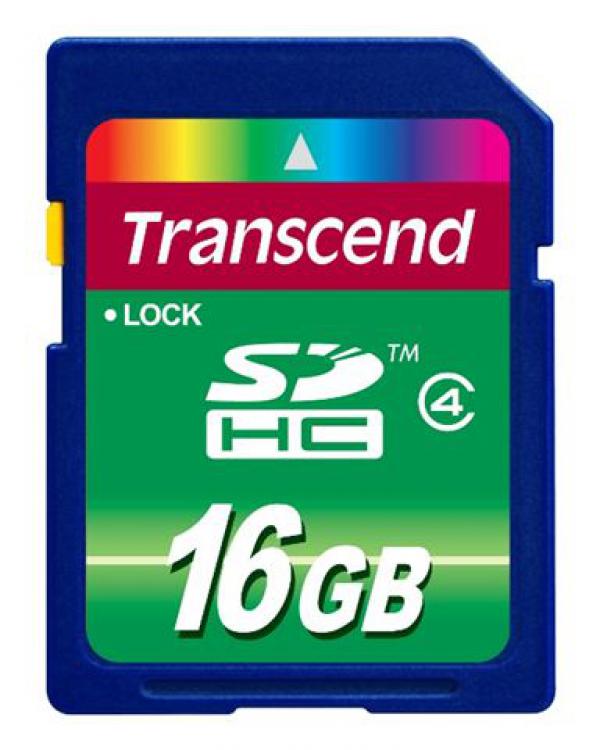 SECURE DIGITAL CARD 16GB TRANSCEND TS16GSDHC4