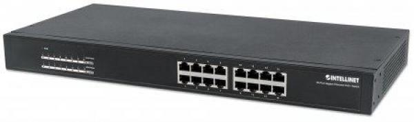Intellinet switch neupravljivi, GE, 16-portni PoE+
