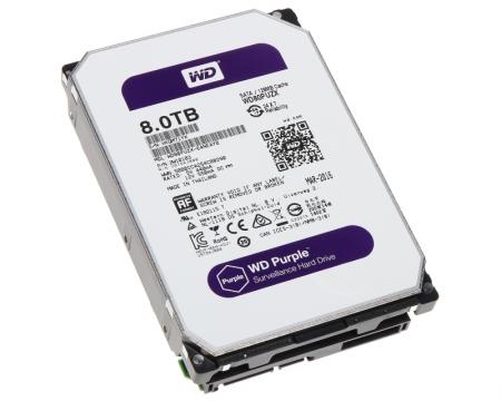 WD 8TB 3.5 SATA III 128MB 5400 WD80PUZX Purple
