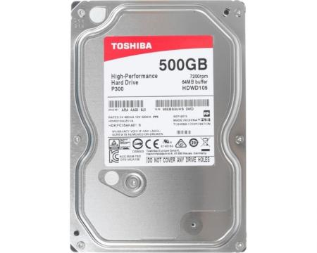 TOSHIBA 500GB 3.5 SATA III 64MB 7.200rpm HDWD105UZSVA P300 series
