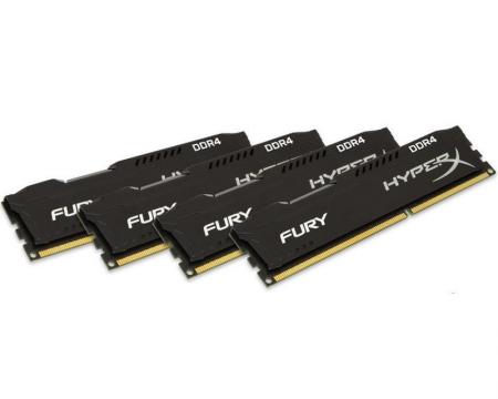 KINGSTON DIMM DDR4 64GB (4x16GB kit) 2133MHz HX421C14FBK4/64 HyperX Fury Black