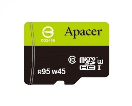 APACER UHS-I U3 MicroSDHC 16GB class 10 + Adapter AP16GMCSH10U3-R