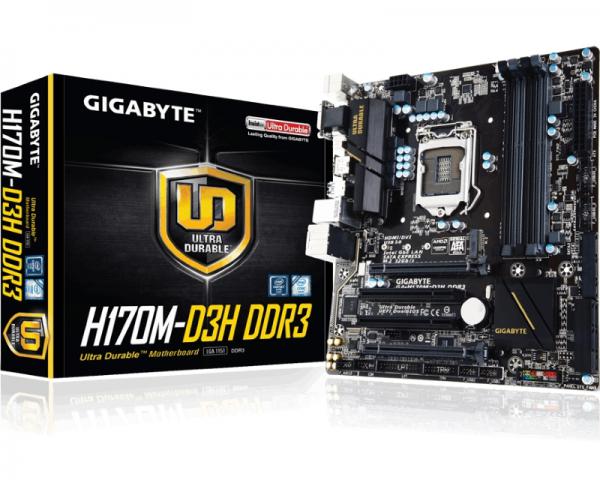 GIGABYTE GA-H170M-D3H DDR3