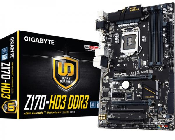 GIGABYTE GA-Z170-HD3 DDR3