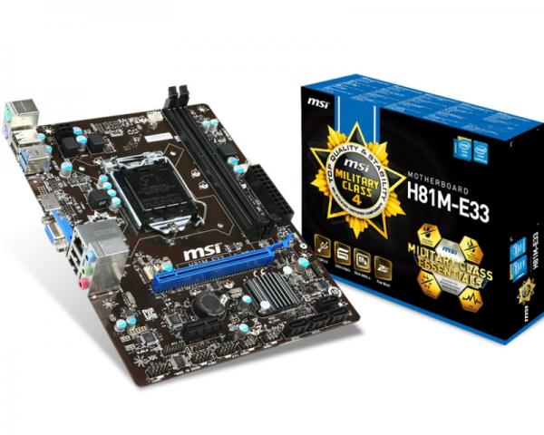 MSI H81M-E33