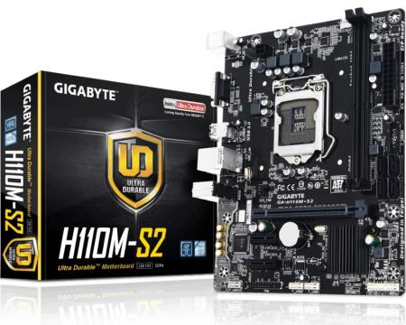 Gigabyte Intel MB GA-H110M-S2 1151