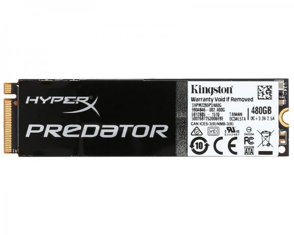 KINGSTON 480GB M.2 PCIe SHPM2280P2/480G SSD HyperX Predator