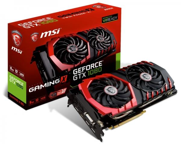 MSI nVidia GeForce GTX 1080 8GB 256bit GTX 1080 GAMING X 8G