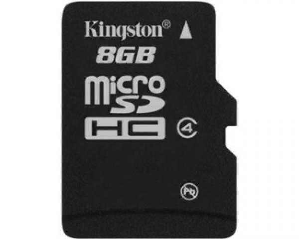 KINGSTON MicroSDHC 8GB SDC4/8GBSP
