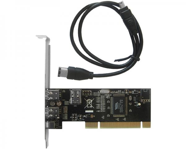 JAVTEC PCI kontroler 3xFireWire (IEEE 1394)