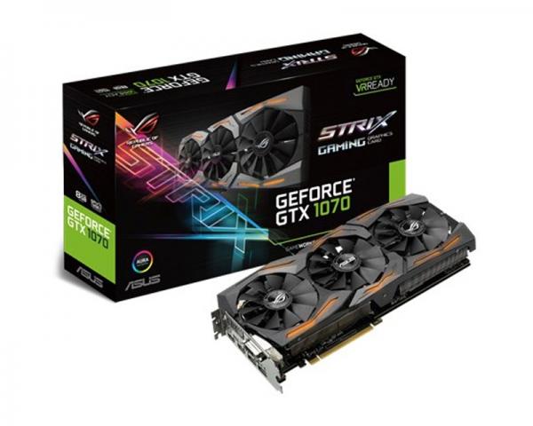ASUS nVidia GeForce GTX 1070 8GB 256bit STRIX-GTX1070-8G-GAMING