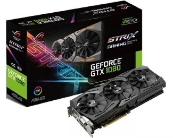 ASUS nVidia GeForce GTX 1080 8GB 256bit STRIX-GTX1080-8G-GAMING