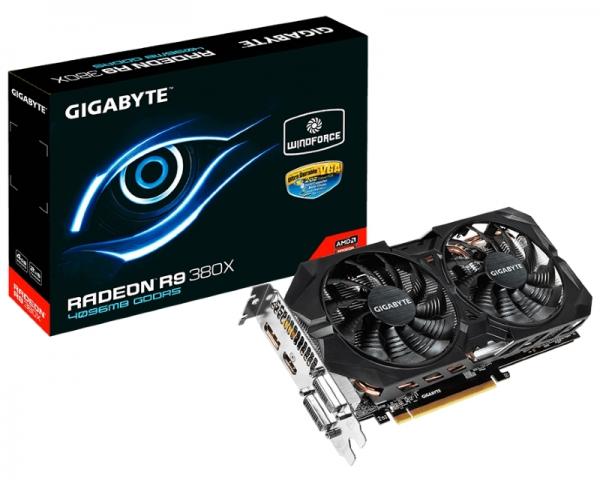 GIGABYTE AMD Radeon R9 380X 4GB 256bit GV-R938XWF2-4GD rev. 1.0