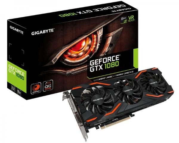 GIGABYTE nVidia GeForce GTX 1080 8GB 256bit GV-N1080WF3OC-8GD rev. 1.0