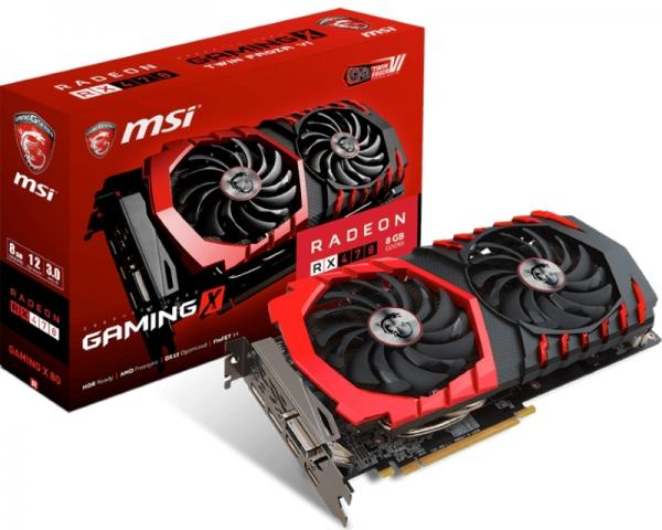 MSI AMD Radeon RX 470 8GB 256bit RX 470 GAMING X 8G