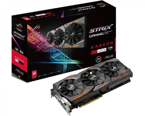 ASUS AMD Radeon RX 480 8GB 256bit STRIX-RX480-O8G-GAMING
