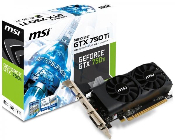 MSI nVidia GeForce GTX 750 Ti 2GB 128bit N750Ti-2GD5TLP