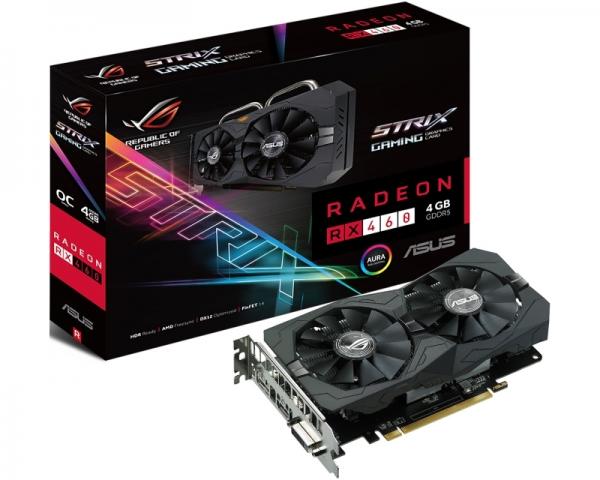 ASUS AMD Radeon RX 460 4GB 128bit STRIX-RX460-O4G-GAMING