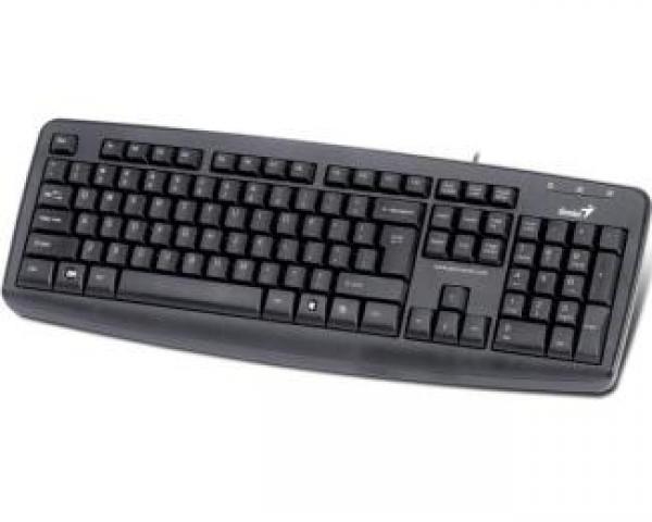 GENIUS KB-110X PS/2 US+ EUR crna tastatura