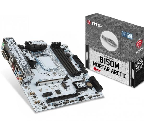 MSI B150M MORTAR ARCTIC