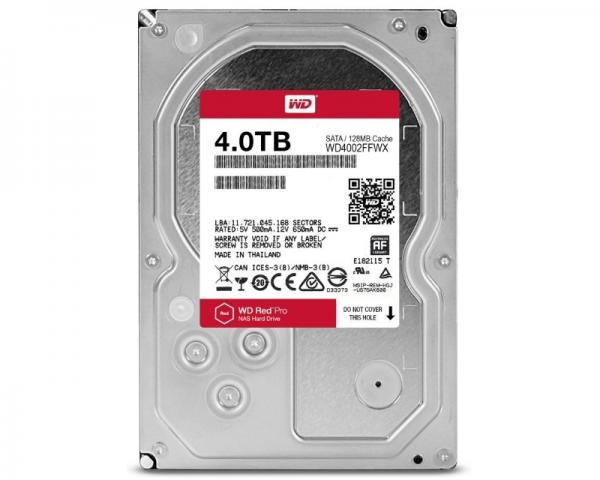 WD 4TB 3.5 SATA III 128MB 7.200rpm WD4002FFWX Red Pro