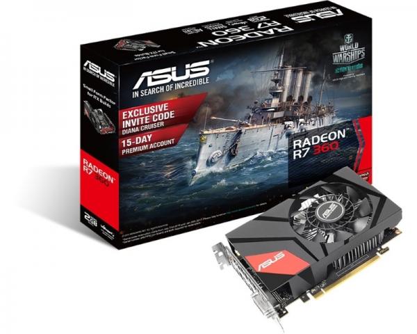 ASUS AMD Radeon R7 360 2GB 128bit MINI-R7360-2G