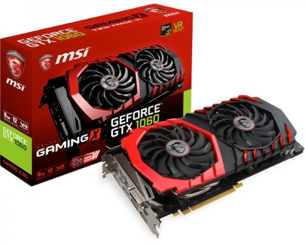 MSI nVidia GeForce GTX 1060 6GB 192bit GTX 1060 GAMING X 6G