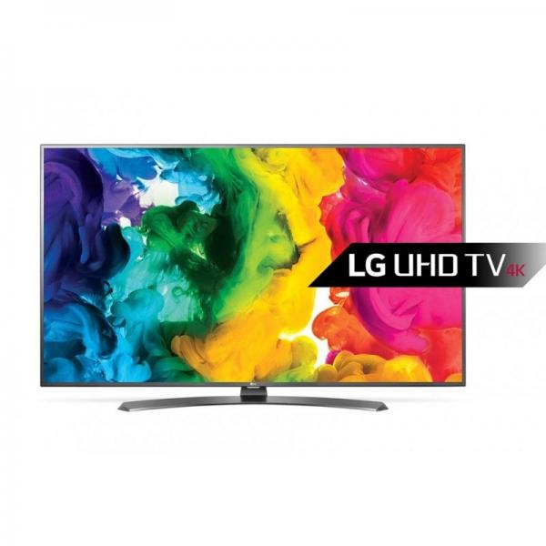 LG 49UH664V LED TV 49 Ultra HD, WebOS 3.0 SMART, T2, Metal/White, Crescent stand