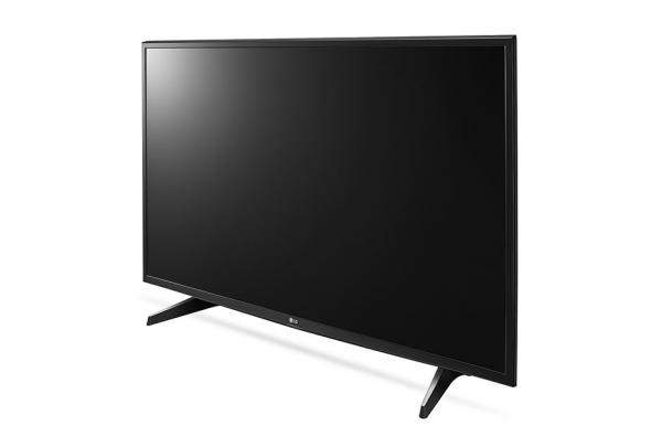 LG 43UH610V LED TV 43 Ultra HD, WebOS 3.0 SMART, T2, Metal/Titan-Black, Two pole stand