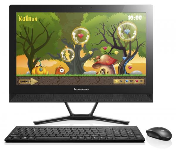 Lenovo IdeaCentre AIO C40-30 Intel 3825U/21.5 Touch/4GB/500GB/IntelHD/DVD-RW/KB&Mis/Win 10/Black