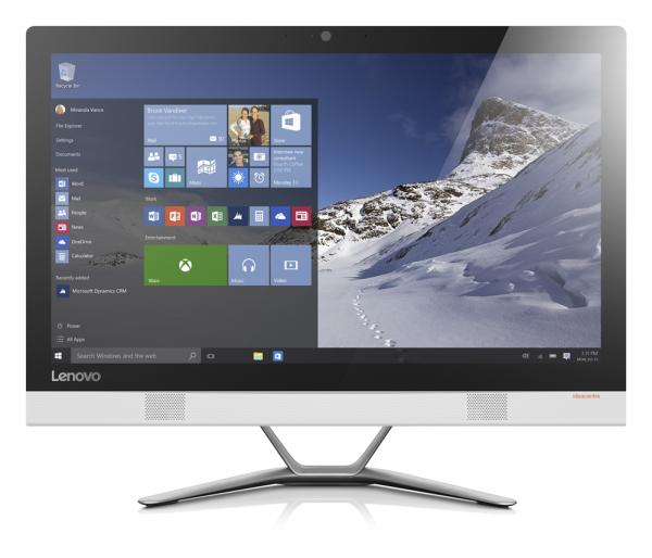 Lenovo IdeaCentre AIO 300-23ISU Intel i3-6100/23IPS/8GB/1TB/IntelHD/DVD-RW/KeyBoard+Mouse/DOS/White