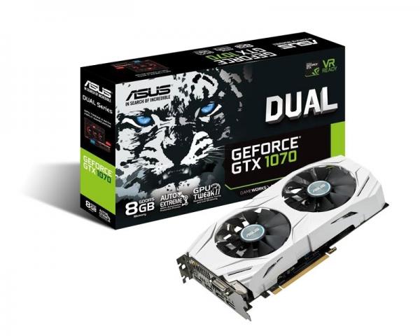 ASUS nVidia GeForce GTX 1070 8GB 256bit DUAL-GTX1070-8G
