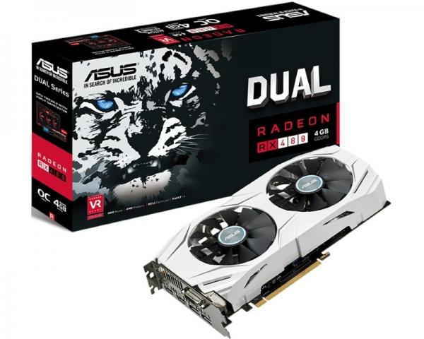 ASUS AMD Radeon RX 480 4GB 256bit DUAL-RX480-O4G