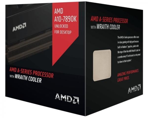 AMD A10-7890K 4 cores 4.1GHz (4.3GHz) Radeon R7 Black Edition Box with quiet Wraith cooler