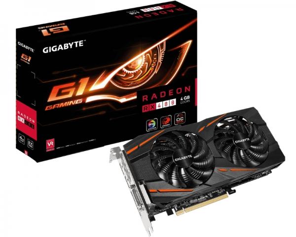 GIGABYTE AMD Radeon RX 480 4GB 256bit GV-RX480G1 GAMING-4GD