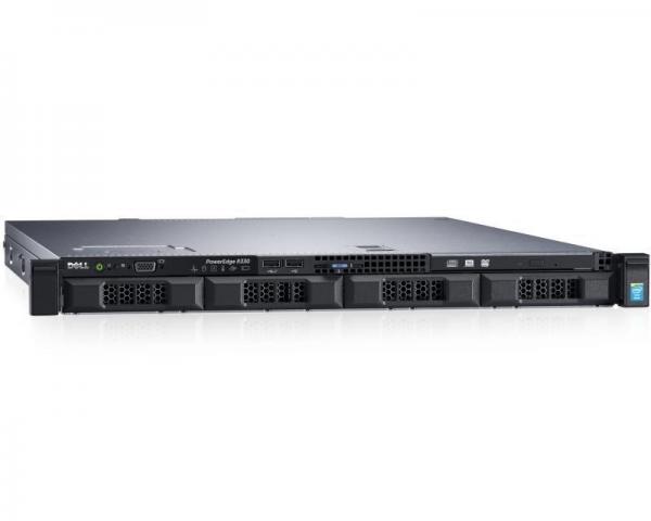 DELL PowerEdge R330 Core i3-6100 2-Core 3.7GHz 4GB 300GB SAS 3yr NBD