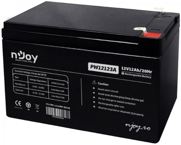 NJOY PW12123 baterija za UPS 12V 12Ah (ACPW-12123PW-BZ01B)