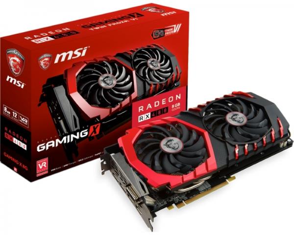 MSI AMD Radeon RX 480 8GB 256bit RX 480 GAMING X 8G
