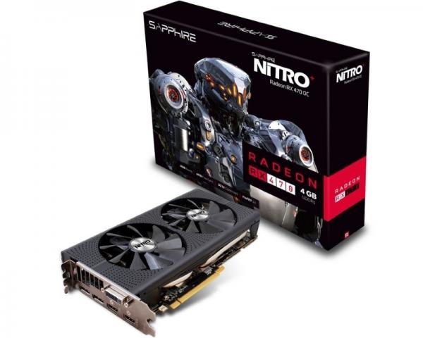 SAPPHIRE AMD Radeon RX 470 4GB 256bit NITRO+ RX 470 4G D5 (11256-01-20G)