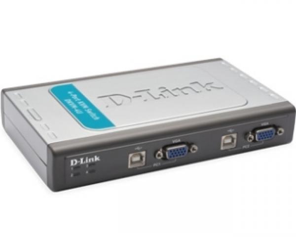 D-LINK DKVM-4U KVM switch 4port USB + 2 seta kablova