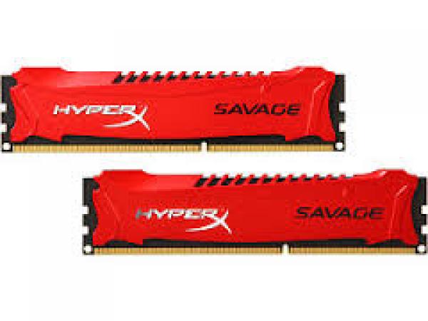 Kingston DIMM DDR3 8GB (2x4GB) 2133MHz HyperX HX321C11SRK2/8 SAVAGE Red