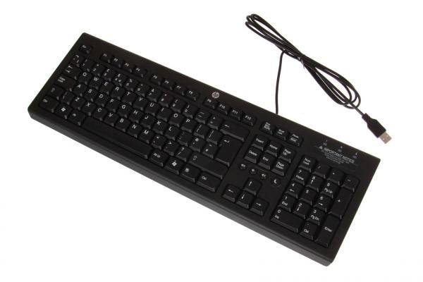 HP Classic Wired USB Keyboard Black/EN (WZ972AA)