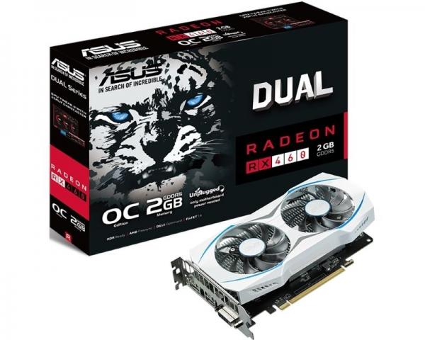 Asus AMD RX 460 2GB 128bit DUAL-RX460-O2G