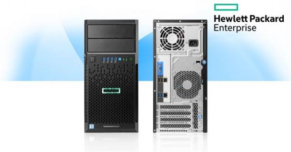 HPE ML30 4LFF E3-1220v5 8GB 1TB SATA B140i DVD-RW 2x1GB 350W