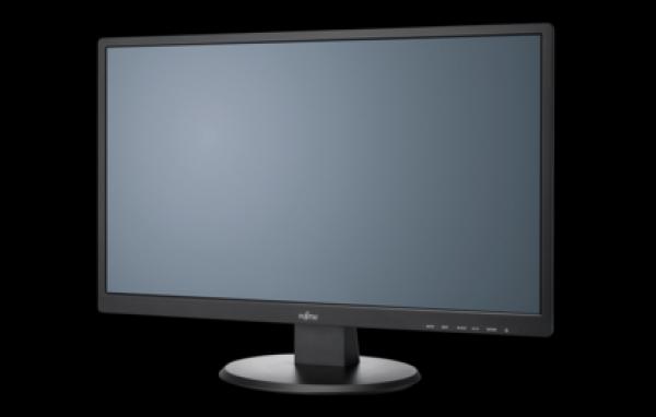 Fujitsu Display E24T-7 Pro, EU cable 60.5cm (24) wide display, matt black HDMI, DVI, VGA