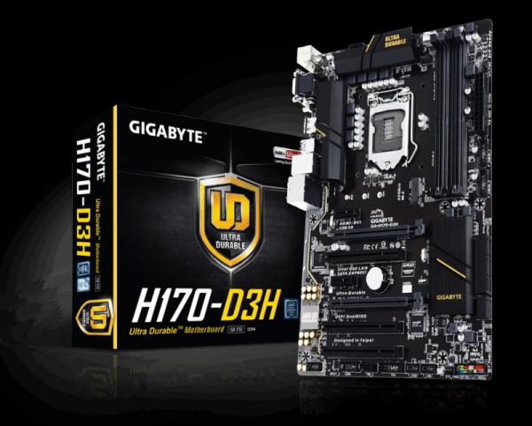 Gigabyte Intel MB GA-H170-D3H 1151