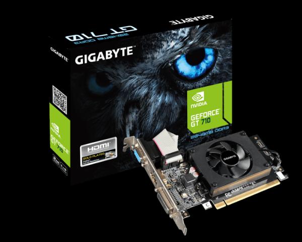 Gigabyte NVD GT 710 2GB DDR3 64bit GV-N710D3-2GL 2.0